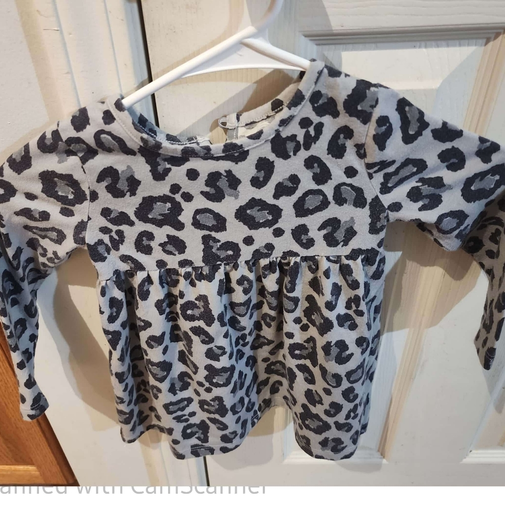 Size 12 months Leppard dress..never worn